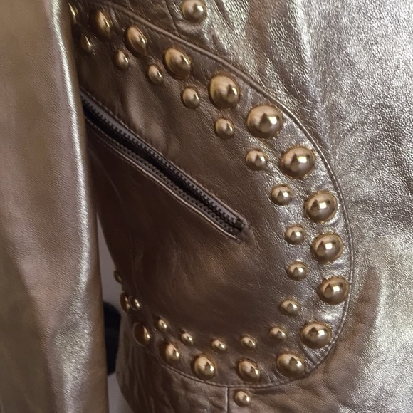 Gold Lame R.E.D Valentino size 42 New - Picture 2 of 10